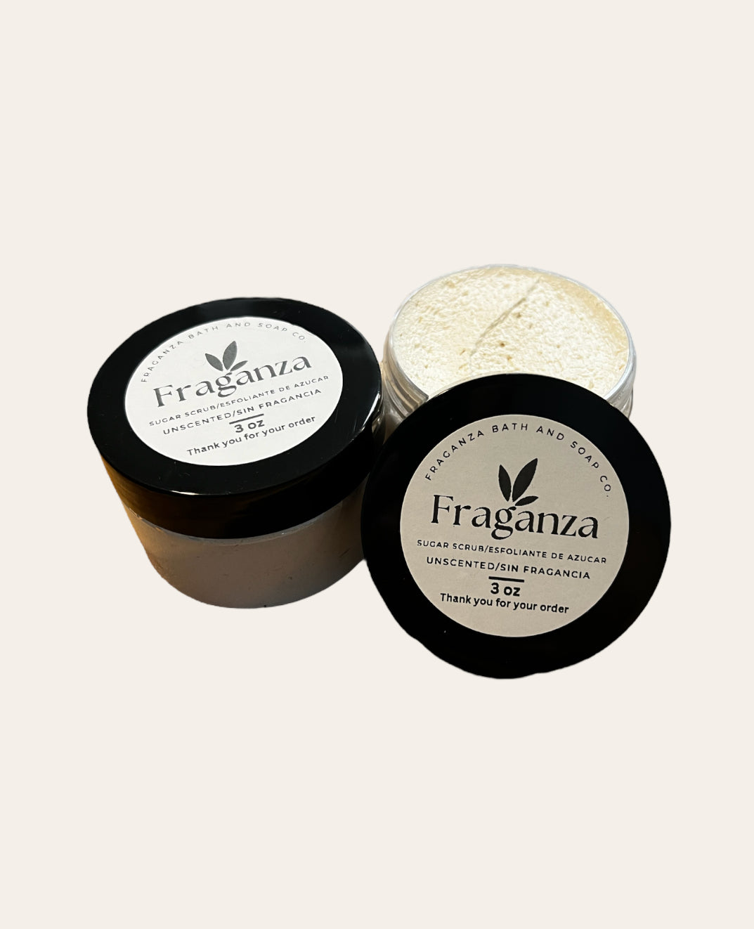 Unscented Sugar Scrub 5oz