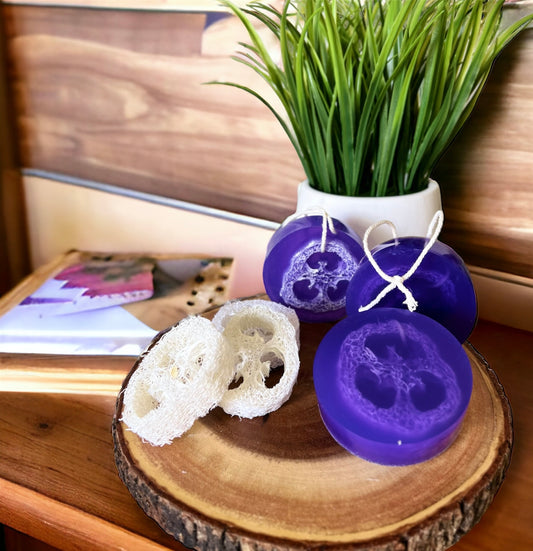 Lavender Loofah bar 3 oz