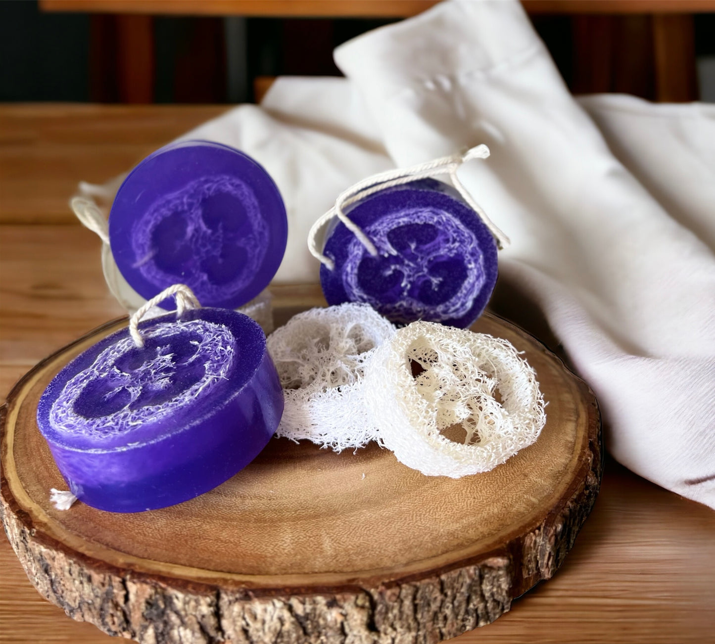 Lavender Loofah bar 3 oz