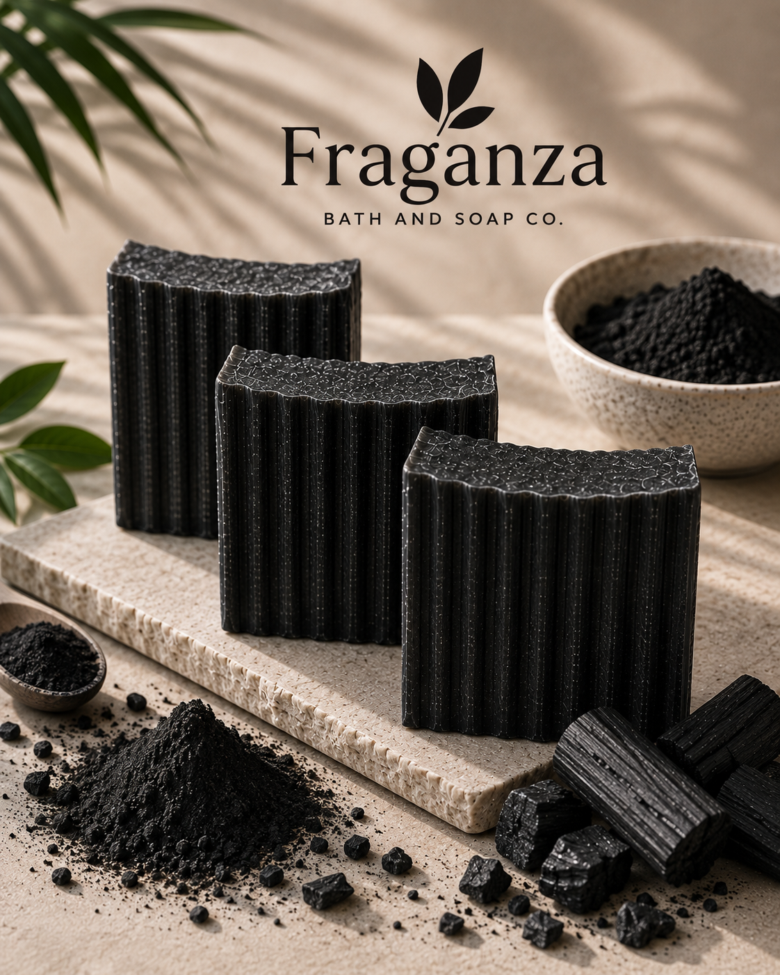 Midnight Purify Activated Charcoal Bar Soap 4 oz