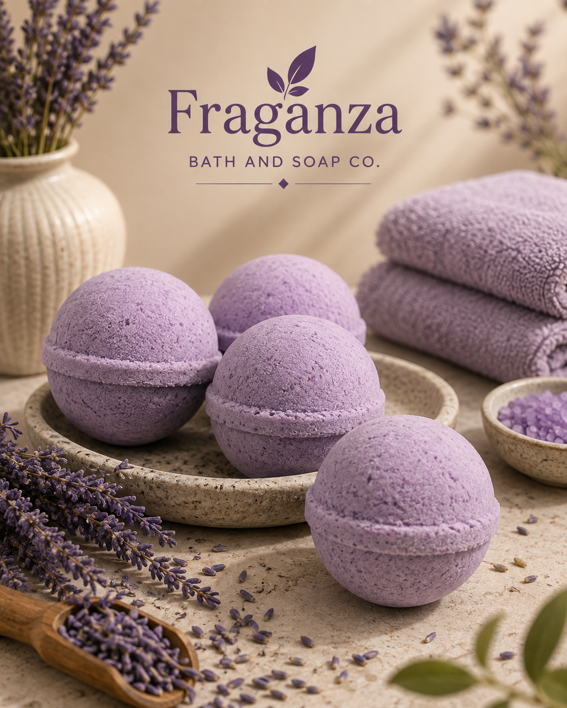 Lavender Oasis Bath Bomb