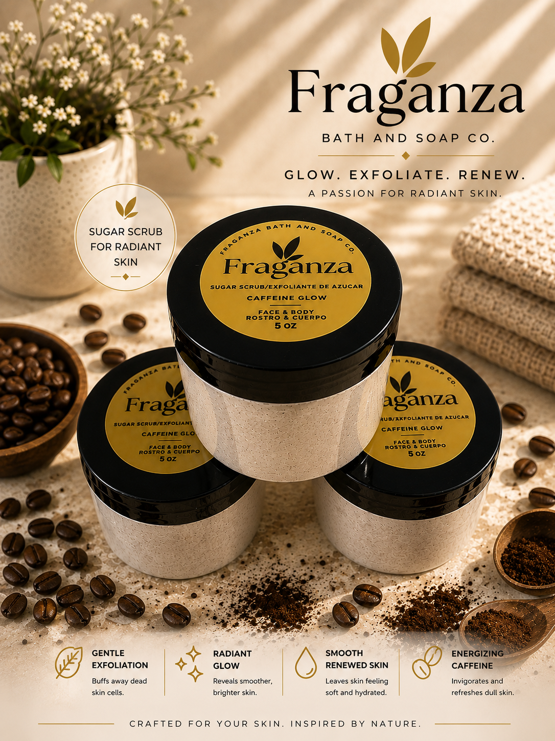 Coffee Glow Sugar Scrub 5oz