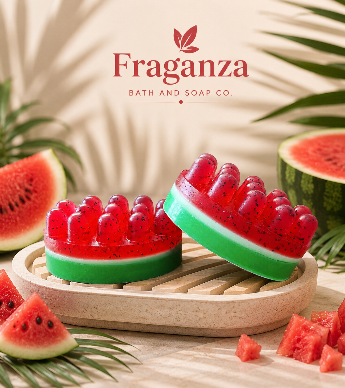 Watermelon Massage bar  soap 5 oz
