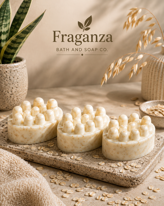 Oatmeal Shea Massage Bar Soap 5 oz