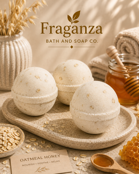 Oatmeal & Honey Bath Bomb