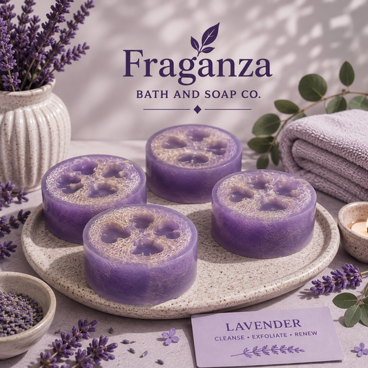 Lavender Loofah bar 3 oz