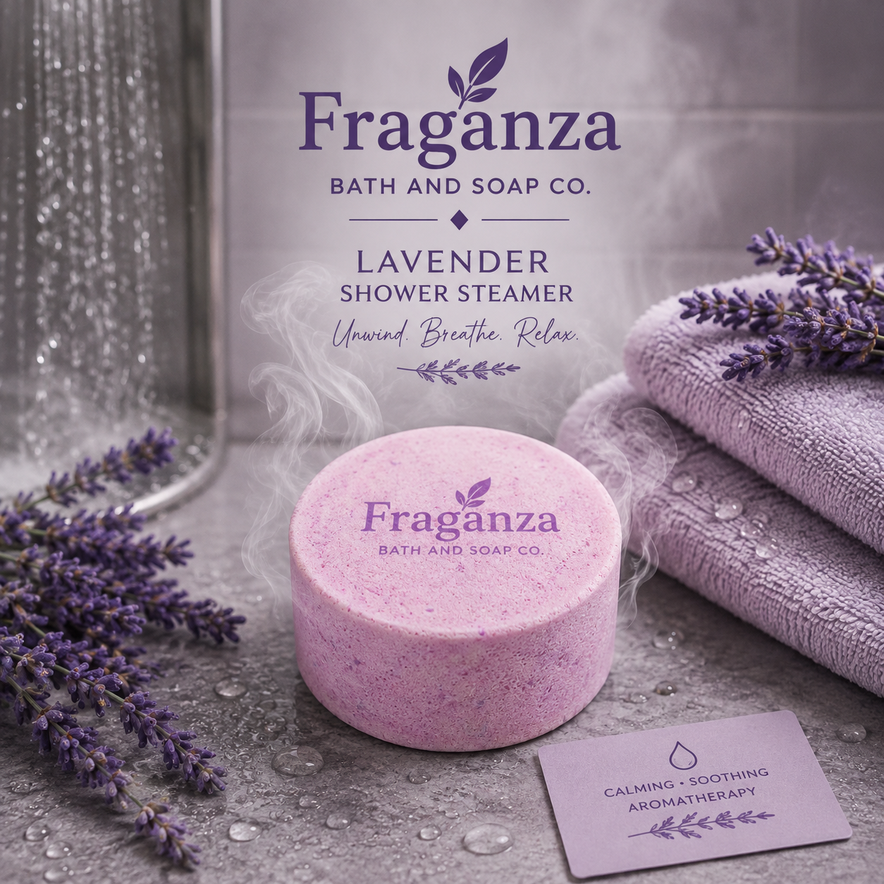 Lavender Oasis Shower Steamer