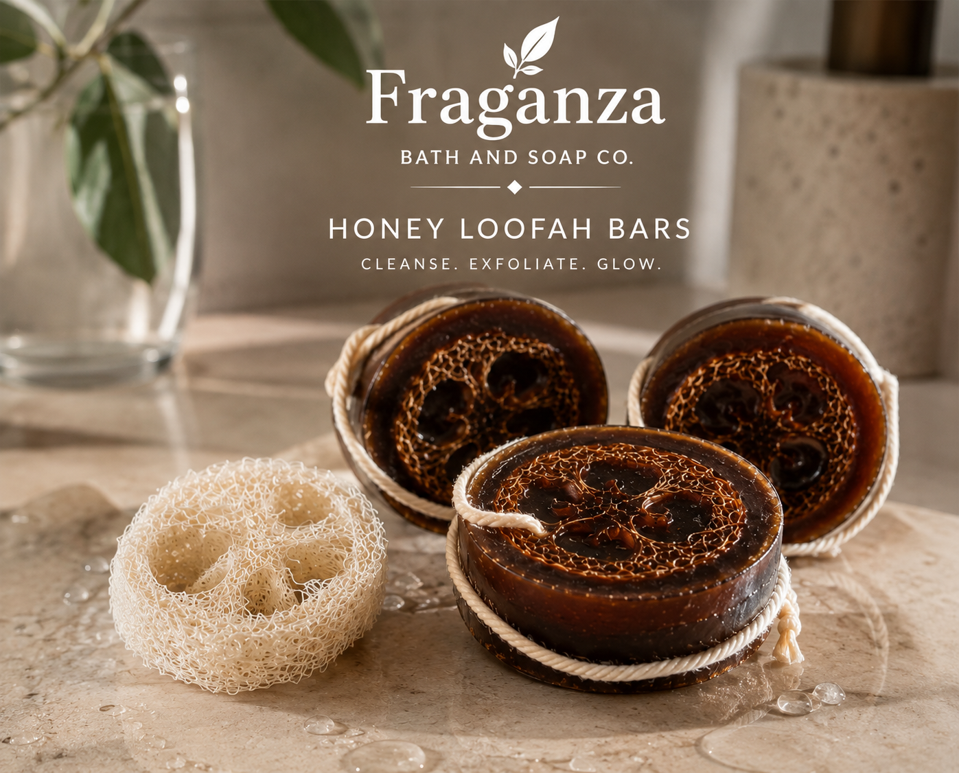 Honey with Loofah Bar Soap 3 oz