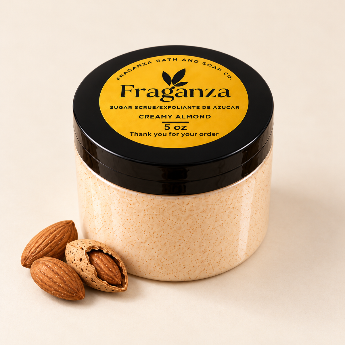 Creamy Almond Sugar Scrub 5oz