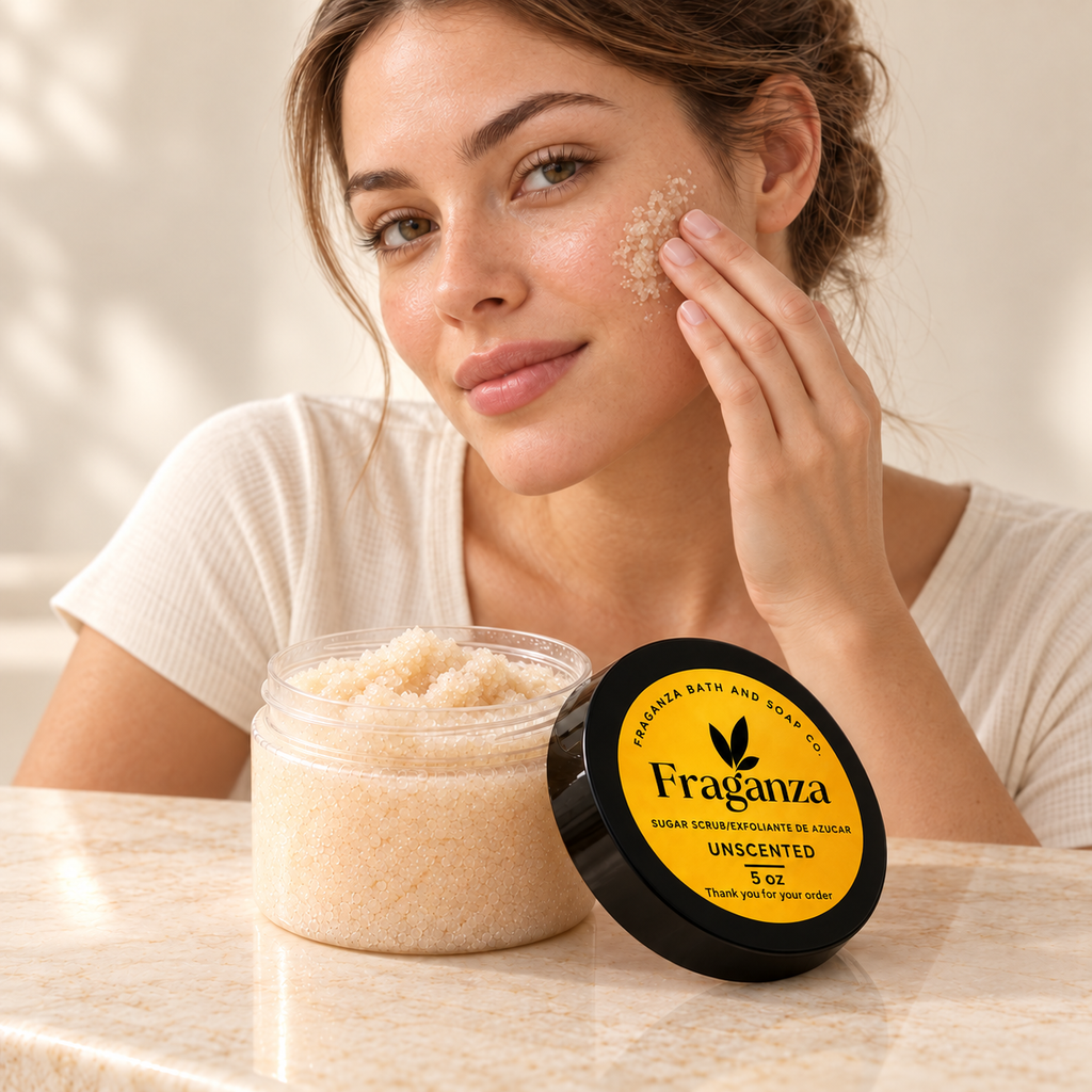 Unscented Sugar Scrub 5oz