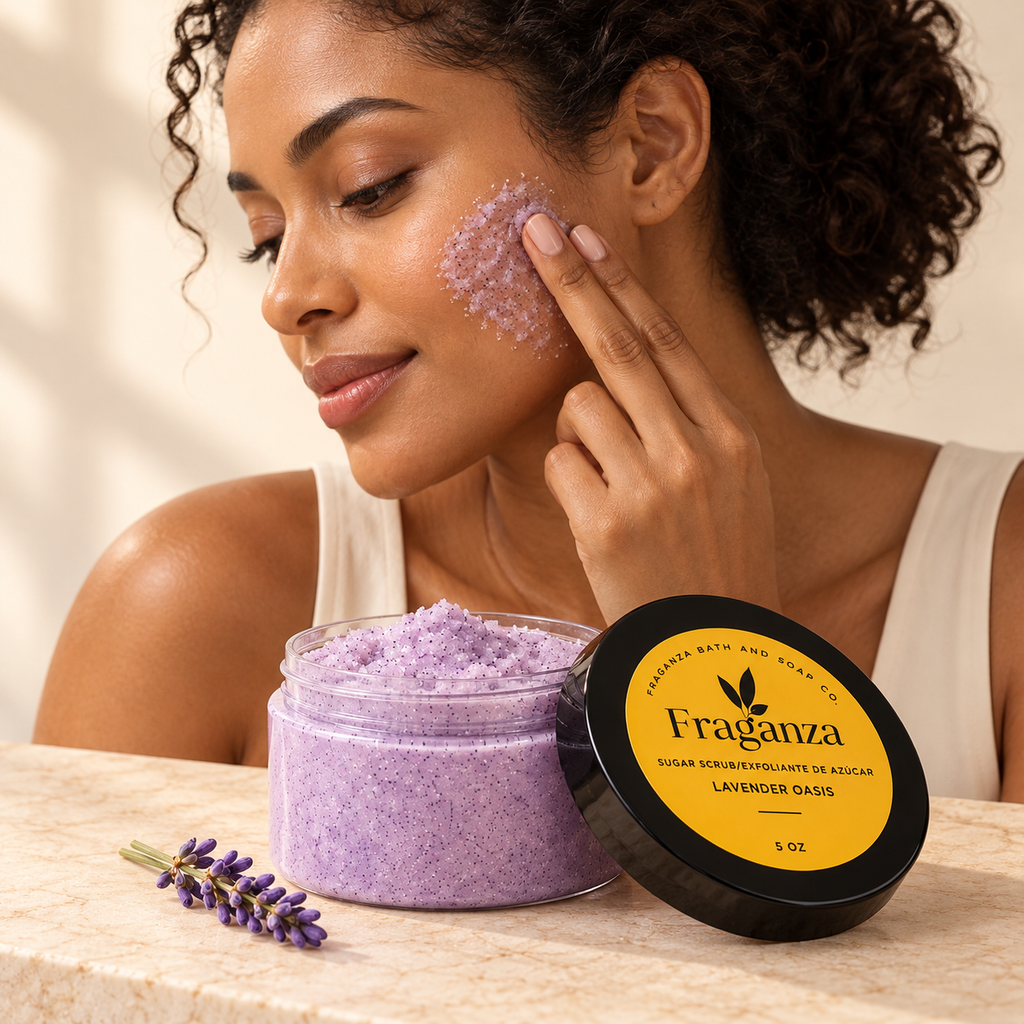 Exfoliante de azúcar Oasis de Lavanda 5oz