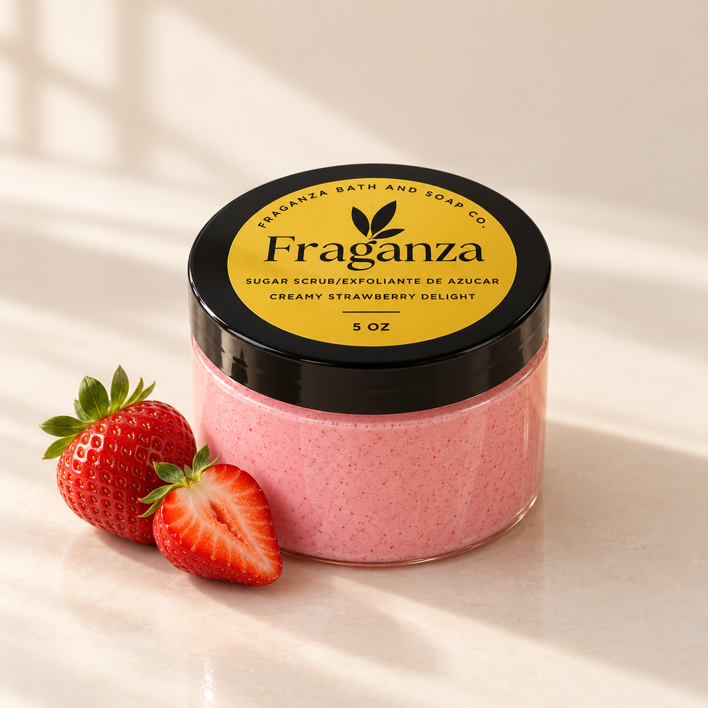 Creamy Strawberry Delight Sugar Scrub 5oz