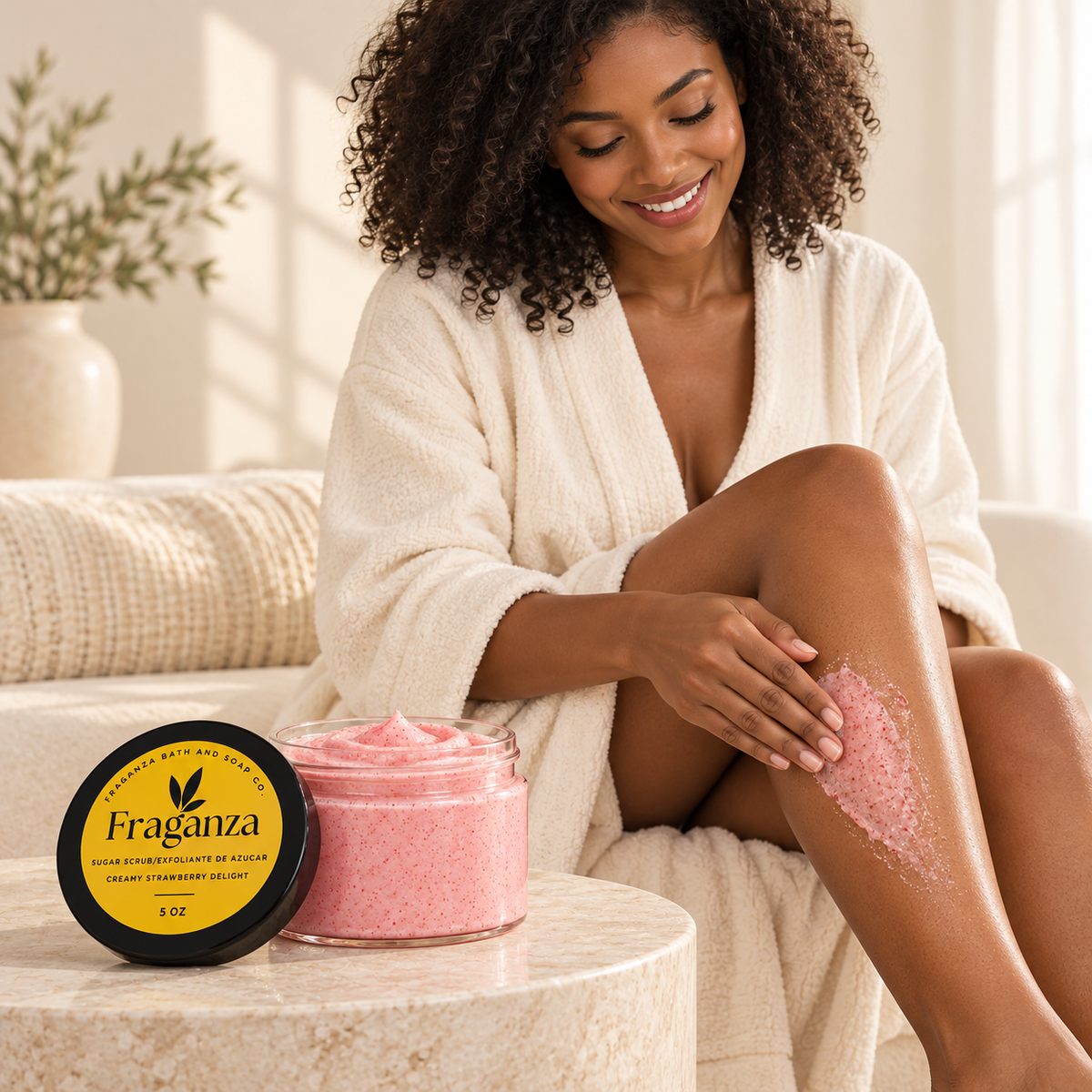 Creamy Strawberry Delight Sugar Scrub 5oz