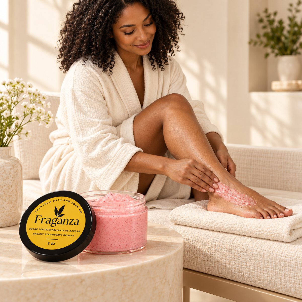 Creamy Strawberry Delight Sugar Scrub 5oz