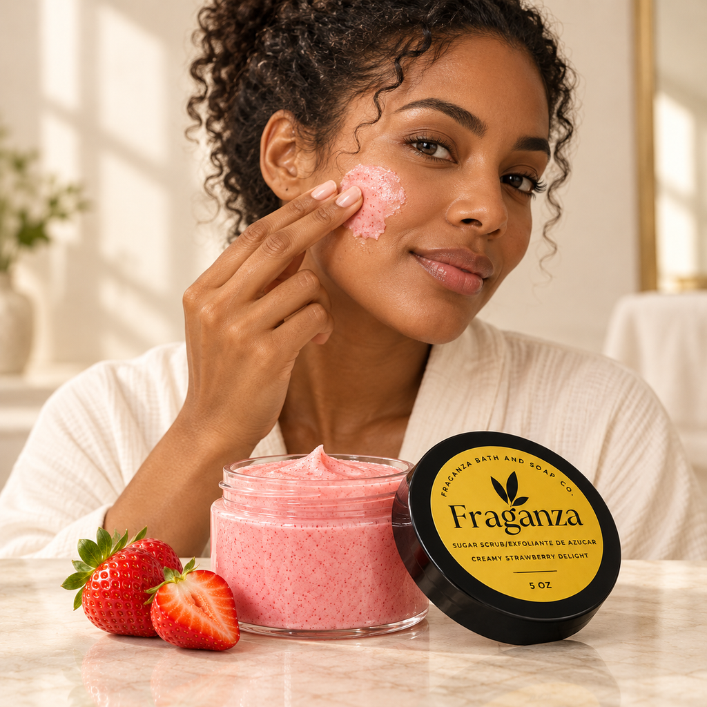 Creamy Strawberry Delight Sugar Scrub 5oz