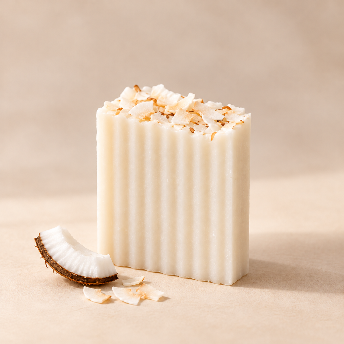 Pure Coconut Bar Soap 4oz