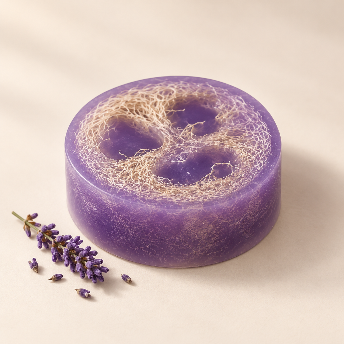 Lavender Oasis Loofah Bar Soap 3.5oz
