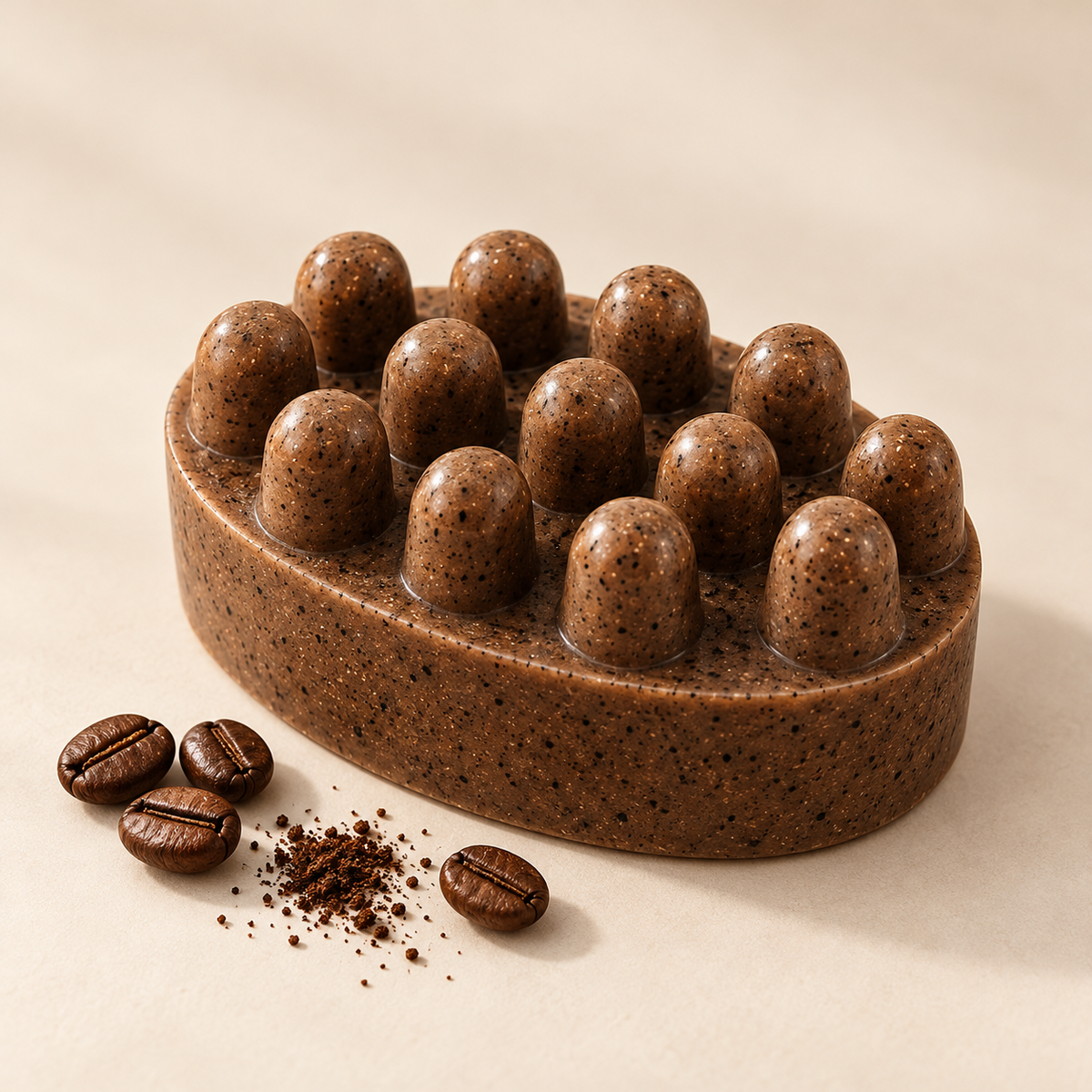 Coffee Glow Massage Bar Soap 5 oz