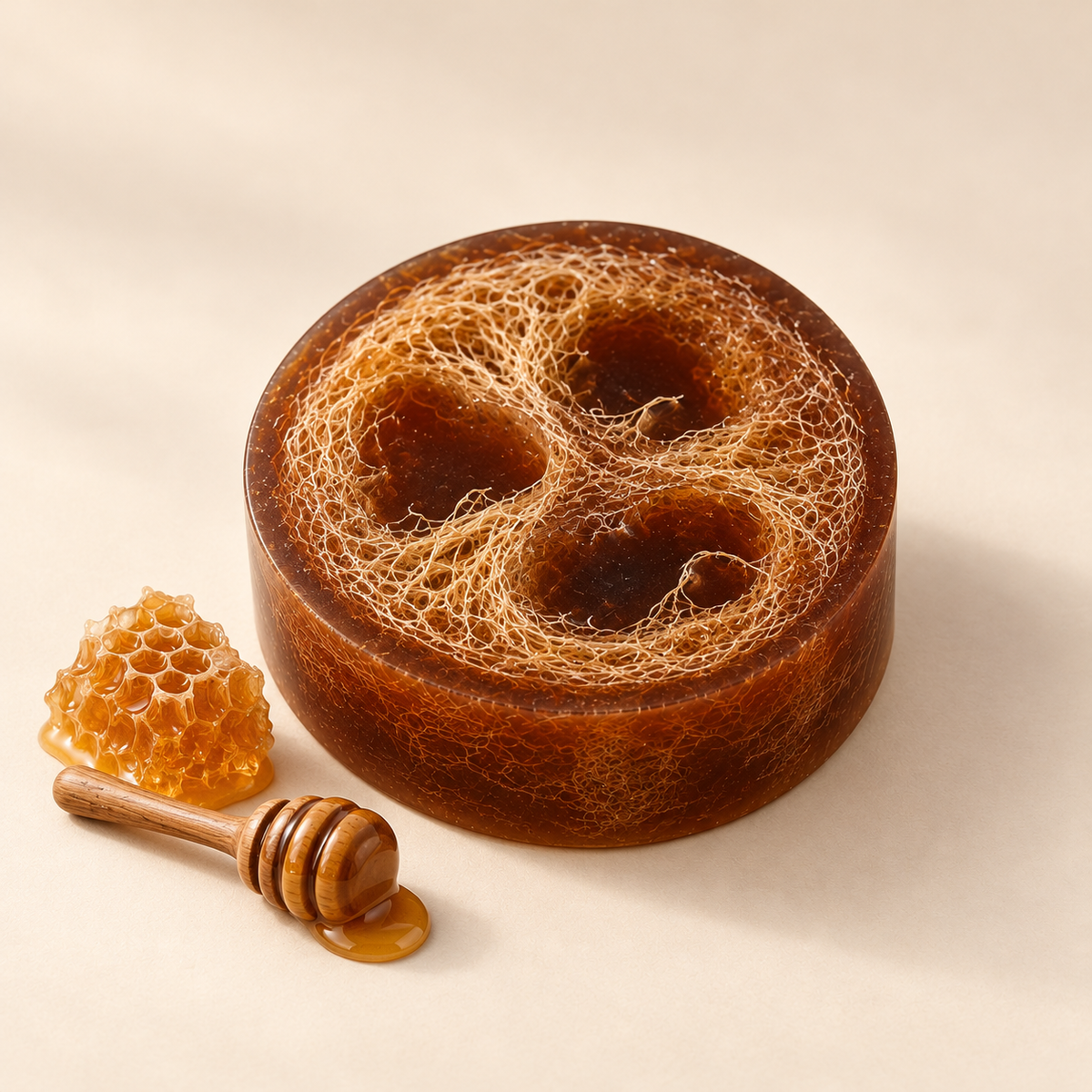 Honey with Loofah Bar Soap 3.5oz